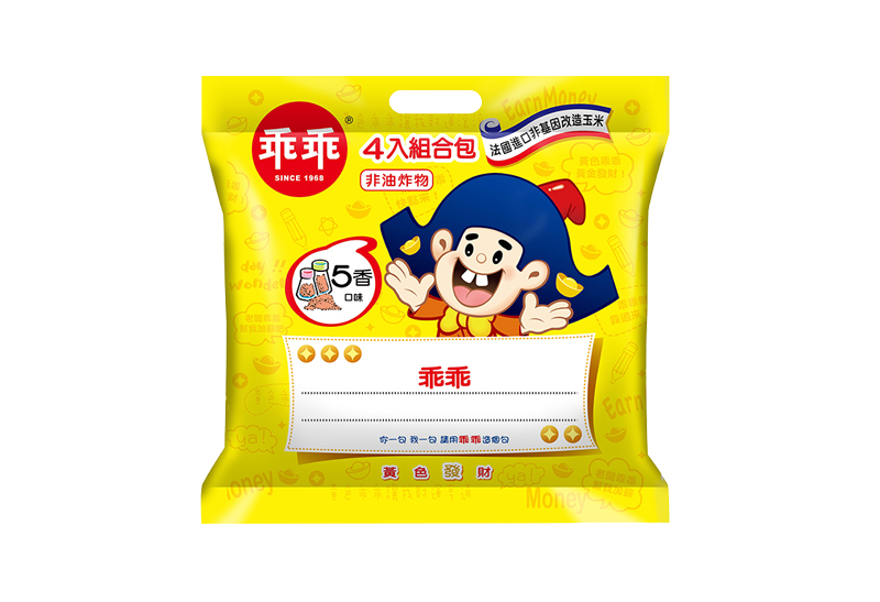 【乖乖】乖乖玉米脆條-五香 (40g x 4包/袋) 