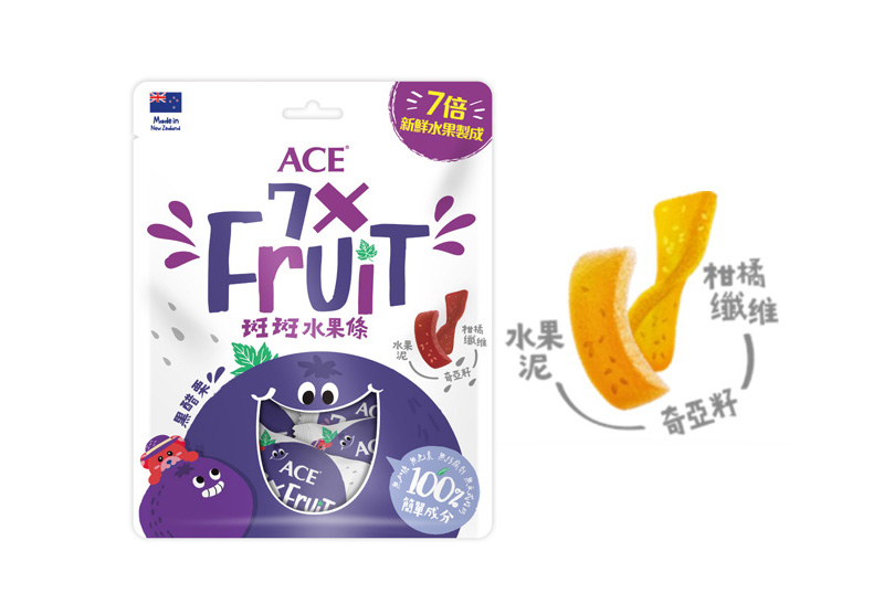 【ACE】斑斑水果條(口味依現場隨機提供)90公克/袋
