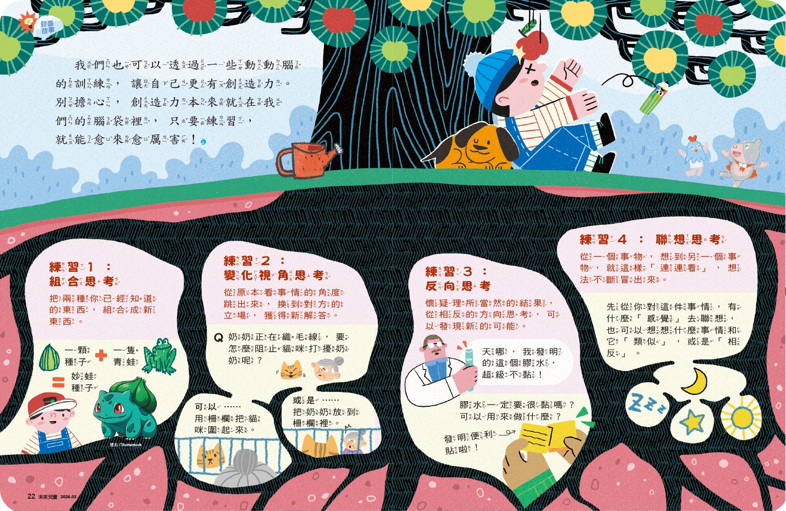 未來兒童內頁跨頁